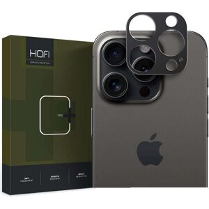 iPhone 15 Pro / 15 Pro Max HOFI Metallplate for Kameralinser - Svart