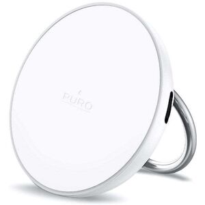 Puro Mag Loop Pro Trådløs Lader 15W med USB-C og Stående Funksjon - MagSafe Kompatibel - Hvit