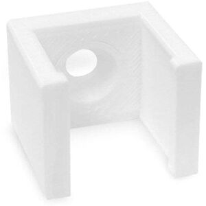 Light Solutions - Brakett for Philips Hue Outdoor Lightstrip - 10 stk. - Hvit
