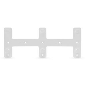 Light Solutions - Usynlig Veggbrakett for 3x Philips Hue Bridge 2.1 - Hvit