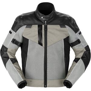 Spidi Vent Pro Motorsykkel skinnjakke 52 Svart Hvit