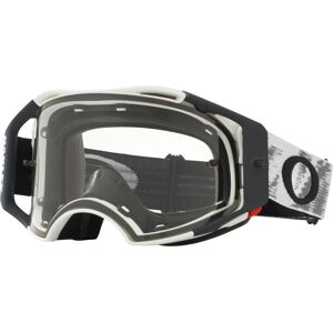 Oakley Airbrake Matte White Speed Motocross briller en størrelse Svart Hvit