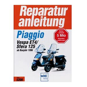 Motorbuch Vol. 5209 Reparasjonsinstruksjoner Piaggio Scooter Sfera 125/Vespa ET 4, 96
