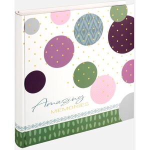 Walther Amazing Memories Album Grønn - 28x29 Cm (100 Hvite Sider / 50 Ark)