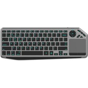 Techly ICTB9801TB, Trådløs, RF trådløs + Bluetooth, Sakseformet tastebryter, QWERTY, RGB LED, Sort