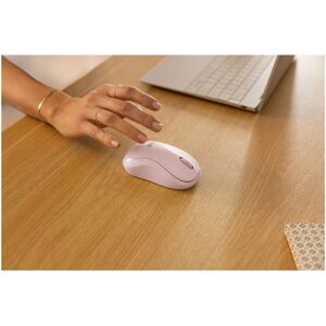 Logitech M240 Silent - Mus - høyre- og venstrehåndet - optisk - 3 knapper - trådløs - Bluetooth - rosa