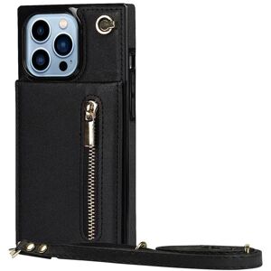 Zipper halskjede deksel Apple iPhone 16 Pro - Svart