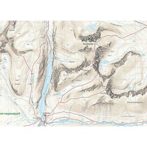 Calazo Høyfjellskart Rondanemassivet 1:25 000