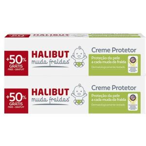 Halibut Muda Fraldas Creme Protetor 2x150g Preço Especial