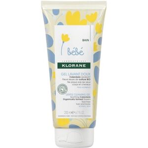 Klorane Calêndula BIO Gel Limpeza bebé para cabelo e corpo pele normal 200ml