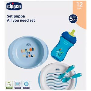 Chicco Conjunto de Papa All You Need Set 12m+ Blue