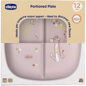 Chicco Portioned Plate Prato Rosa 12m+