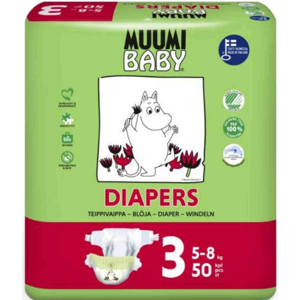 Muumi Baby T3 5-8Kg 50 Fraldas