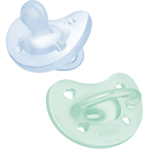 Chicco Physio Forma Soft Chupeta 2-6m 2 unidades Azul/Verde