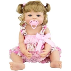 Oem Boneca Reborn Bebê 22 Polegadas, Design Realista, Brinquedo Seguro E Educativo