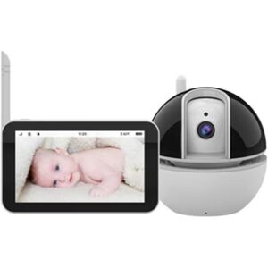 Yuysan Monitor para Bebé Abm500 Monitor para Bebé Sem Fios com Ecrã de 5 Polegadas e Intercomunicador de Voz no Ecrã