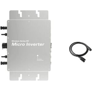 Oem Inversor Micro Solar, Alta Eficiência, Saída De Onda Senoidal Pura,tuya1400 Cabo Ac,85 280vac Auto Sense,22v 60vdc