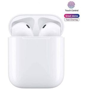 Yizhood Fones de Ouvido Bluetooth Ipx6 À Prova D'Água Microfone Embutido Cancelamento de Ruído Estéreo 3D Hd Iphone / Apple Airpods / Android Co