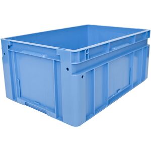 kaiserkraft Recipientes empilháveis Euronorm, CxLxA exterior 600 x 400 x 270 mm, azul