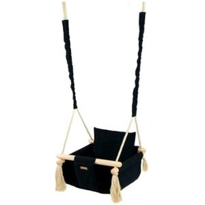 B.Active Balanço Para Bebê Cadeira De Balanço Para Bebê Máx. 20 Kg Preto