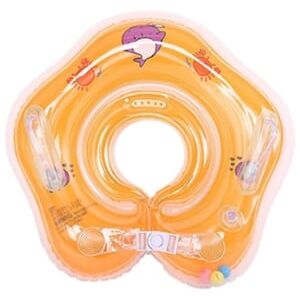 Slowmoose Piscina para Bebés, Colete Salva-vidas Inflável, Piscina para Bebés (laranja)