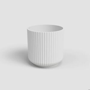 Artevasi Vaso Redondo Faiança 12cm Branco emb. 1 un