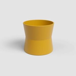 Artevasi Vaso Redondo Faiança 14cm Amarelo emb. 1 un