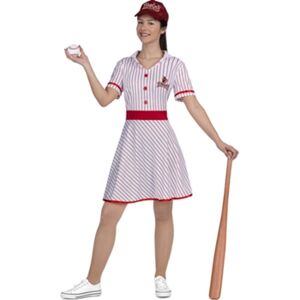 Mom Fato de Mulher Jogador De Beisebol Vintage Dos Anos 50 (M )