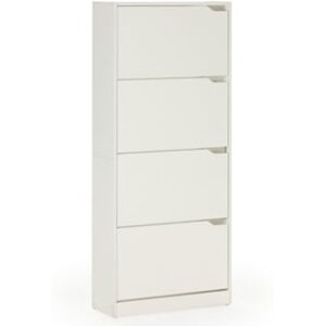 Vs Venta-Stock Móveis para Sapateira Angel 4 Portas Cor Branca para 24 Pares