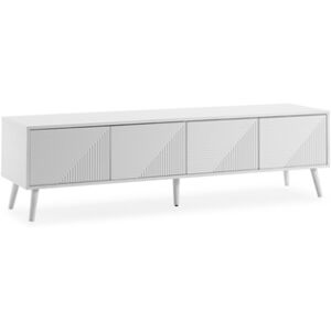 Vs Venta-Stock Móvel Tv Telmo 4 Portas Cor Branco 160 Cm Vs Venta Stock