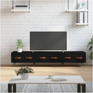 Comfortxl Móvel de Tv 150X36X30 Cm Derivados de Madeira Preto