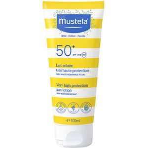 Mustela BABY-CHILD Sun leite solar de proteção muito alta FPS50+ 100 ml