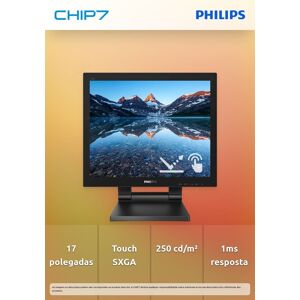 Monitor Philips - 17" SXGA TN Touch / 250 cd/m² / 1ms - B Line 172B9TL