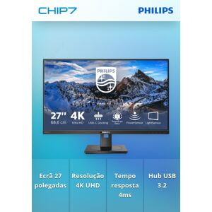 PHILIPS MONITOR IPS 27" 16:9 QHD HDMI DP USB-C COLUNAS HAS PIVOT 279P1/00