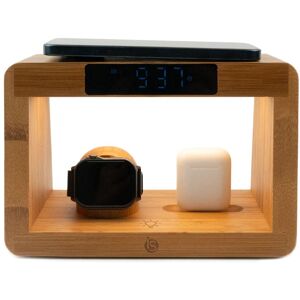 iS Candeeiro com Carregador Wireless Bamboo 5 em 1