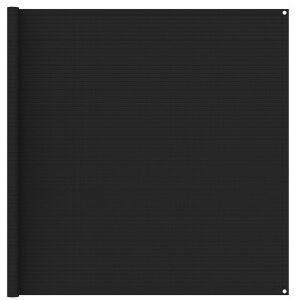 Vidaxl Tapete De Tenda Preto 200x400 Cm