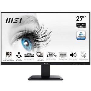 Monitor Msi Pro 27" Led Fhd Mp273a Preto