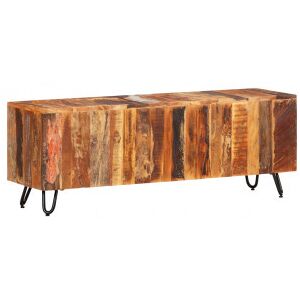 Vidaxl Móveis De Tv De Madeira Maciça Reciclada 110x30x40 Cm
