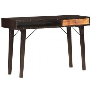 Vidaxl Mesa Consola De Madeira Maciça Reciclada 118x35x76 Cm