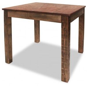 Vidaxl Mesa De Jantar Em Madeira Maciça Reciclada 82x80x76 Cm