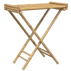 Vidaxl Mesa De Dobramento Bambu 70.5x42.5x80 Cm