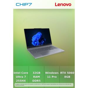 Lenovo Thinkbook 16p G6 Iax – Amd Ryzen 7 255hx / 32gb Ram / 1tb Ssd / Nvidia Rtx 5060 8gb / 16" Wuxga / Windows 11 Pro