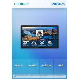 Monitor Philips B Line 222b1tfl/00 - 22" Full Hd Ips Touch / Vga Dvi Hdmi Dp Usb