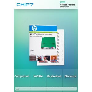 Etiquetas De Código De Barras Hpe Ultrium 4 Worm