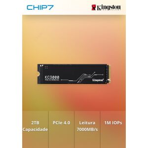 Ssd M.2 2280 Kingston Kc3000 2tb 3d Tlc Nvme Pcie Gen 4.0x4