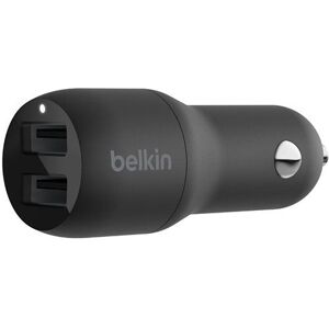 Belkin Carregador Isqueiro Duplo BOOST↑CHARGE™ USB-A de 24 W - Preto