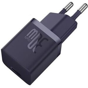 Baseus Mini Carregador USB-C Gan5 USB-C 30W - Roxo