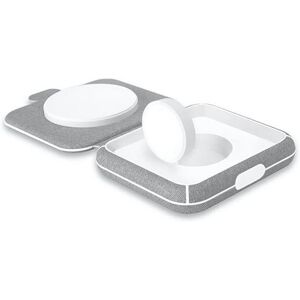 Puro Carregador Wireless Power Go 2 em 1 - Cinzento / Branco