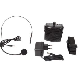 HQPOWER Microfone Headset c/ Coluna Amplificada 5W AUX e Bateria - HQ POWER
