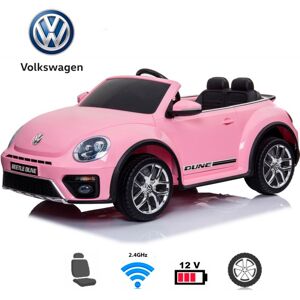 Carro Elétrico Volkswagen Beetle Dune (monolugar) Rosa